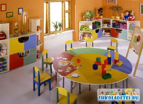 интерьер домашнего детского сада
