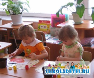 Занятия труда в детском саду