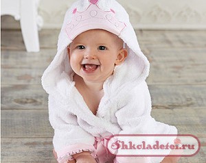 Выбираем банный халат для малыша